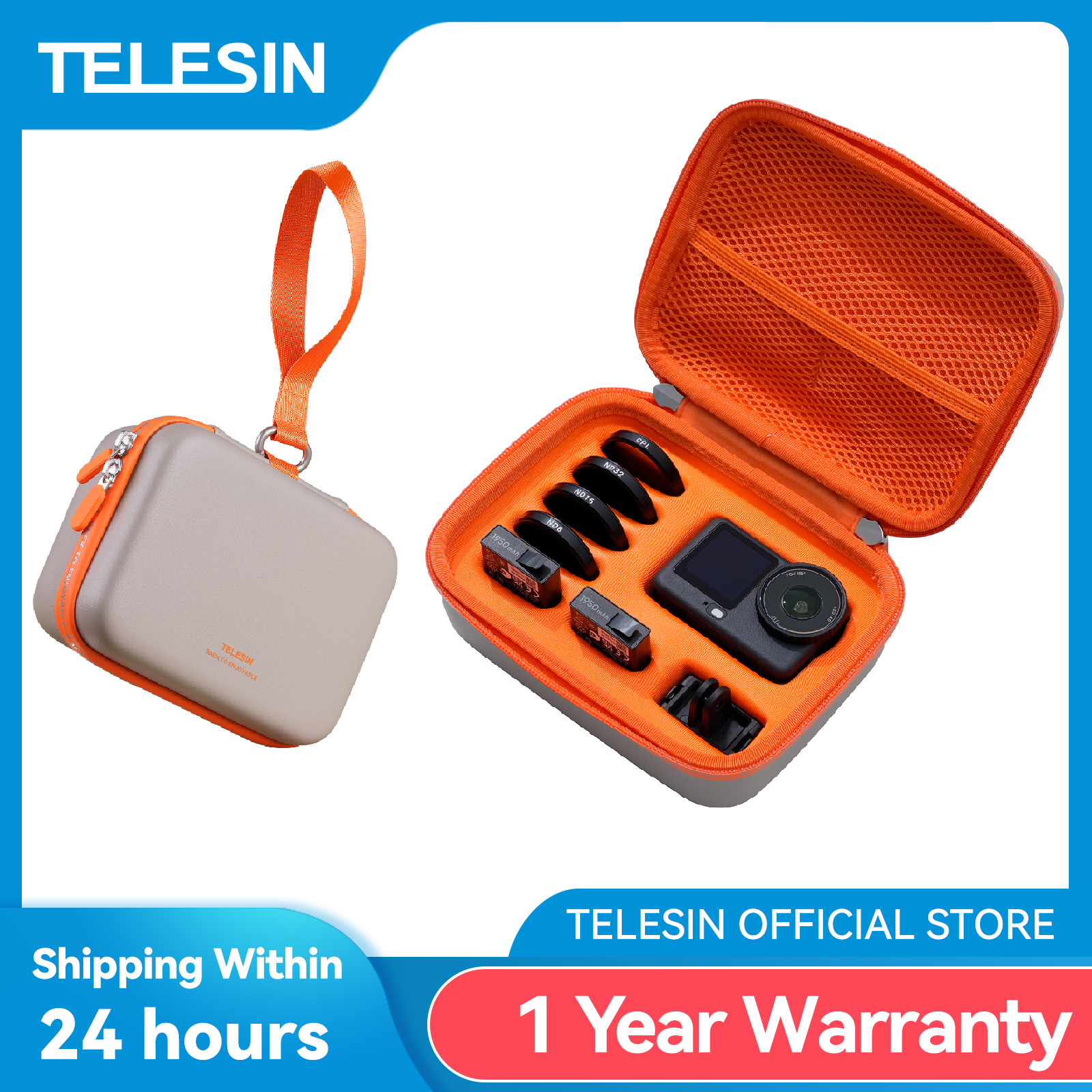 Winter Clothing Organizer - TELESIN DisAdv Action Camera Storage Bag
