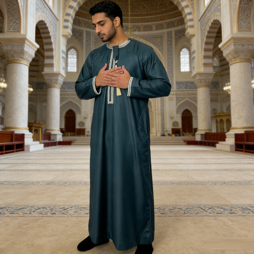 Winter Clothing Pakistan Men - New Muslim Men Dress Abaya Daffah