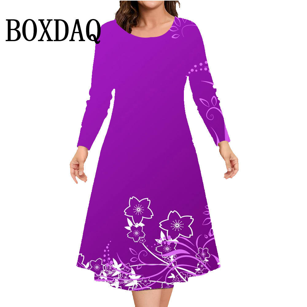 Autumn Winter Long Sleeve Dres - مراجعة Winter Clothing For Plus Size Women وسعره