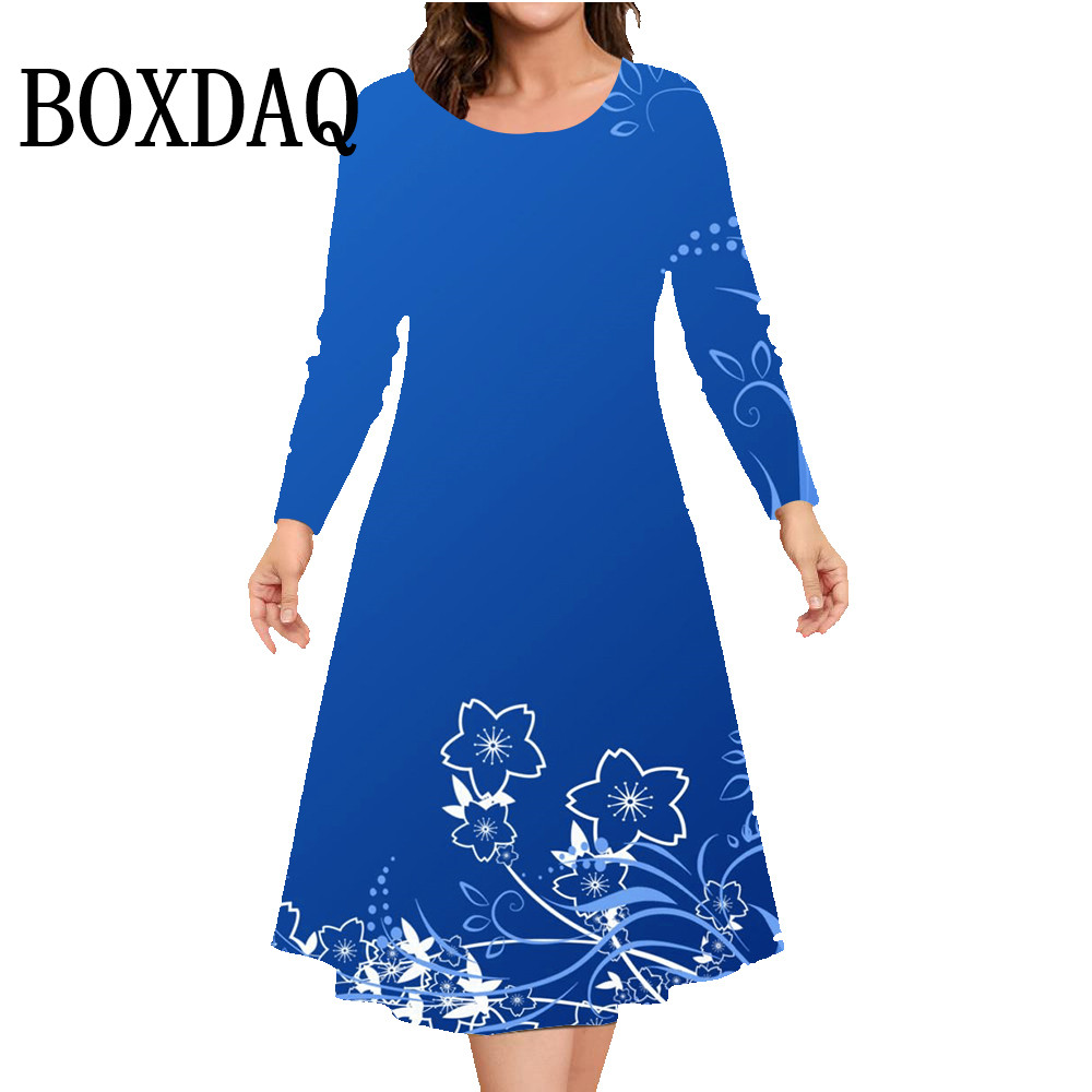 Autumn Winter Long Sleeve Dres - مراجعة Winter Clothing For Plus Size Women وسعره