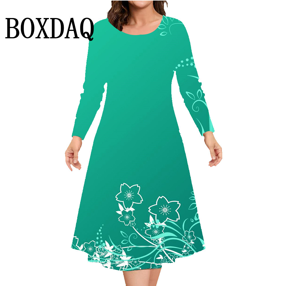 Autumn Winter Long Sleeve Dres - مراجعة Winter Clothing For Plus Size Women وسعره