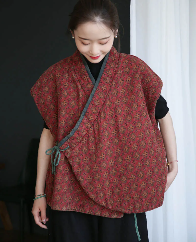 Thin Cotton Vest Retro Hanfu W - مراجعة Padded Vest Gilet وسعره