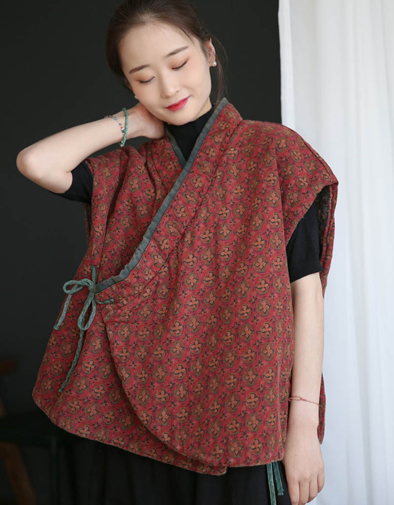 Thin Cotton Vest Retro Hanfu W - مراجعة Padded Vest Gilet وسعره