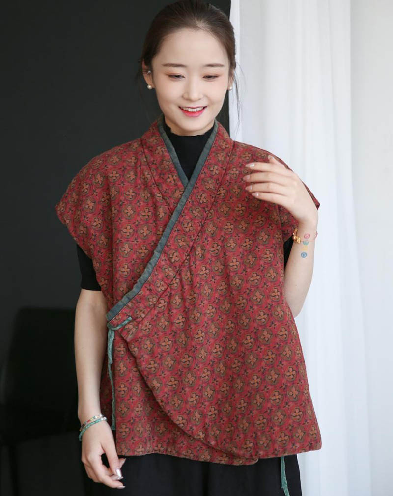 Thin Cotton Vest Retro Hanfu W - مراجعة Padded Vest Gilet وسعره