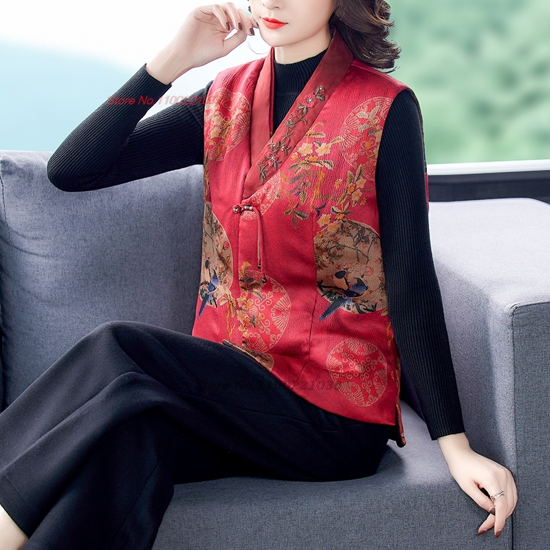 2026 national flower print sat - مراجعة Padded Vest Gilet وسعره