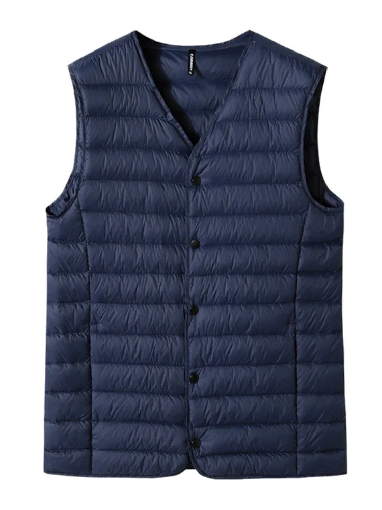2023 New Winter V-Neck Men's V - مراجعة Padded Vest Gilet وسعره