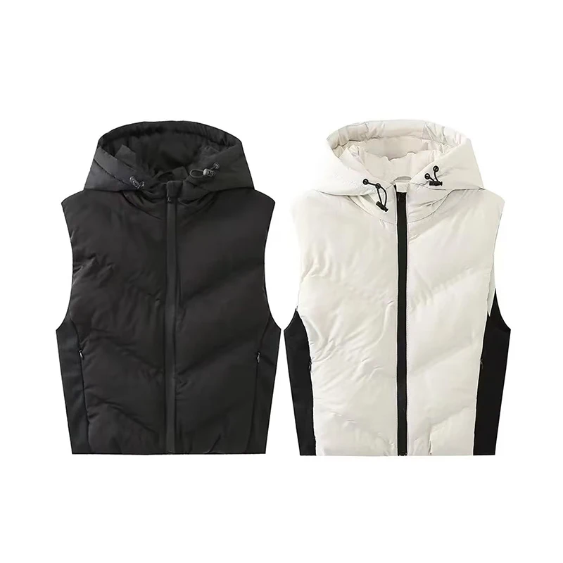 Cotton Padded Jacket Hooded Ve - مراجعة Padded Vest Gilet وسعره