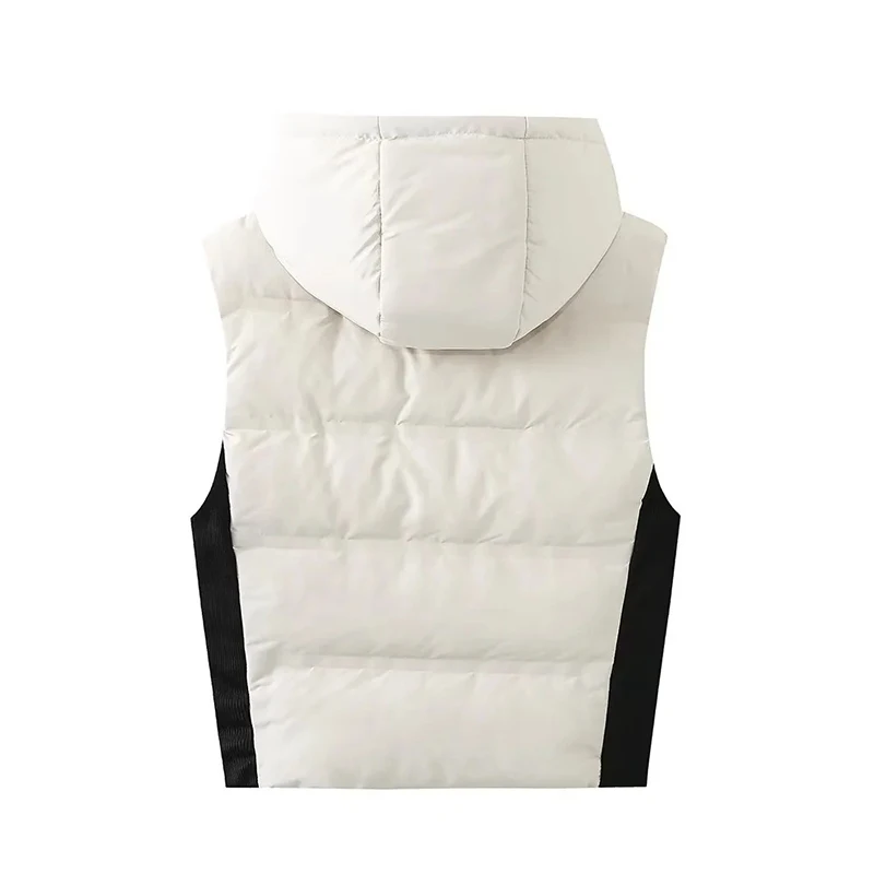 Cotton Padded Jacket Hooded Ve - مراجعة Padded Vest Gilet وسعره