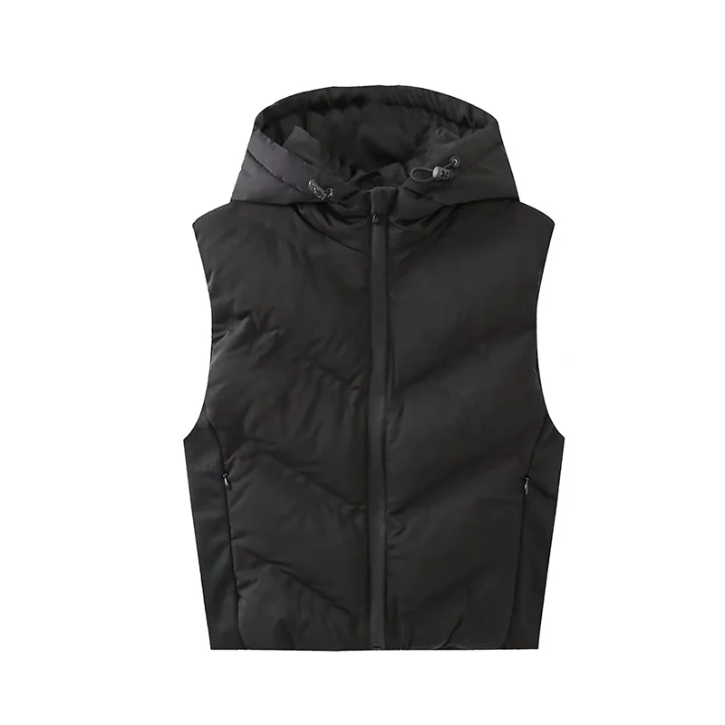 Cotton Padded Jacket Hooded Ve - مراجعة Padded Vest Gilet وسعره