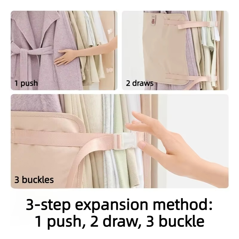 Wardrobe Compression Hanging B - مراجعة Winter Clothing Organizer وسعره