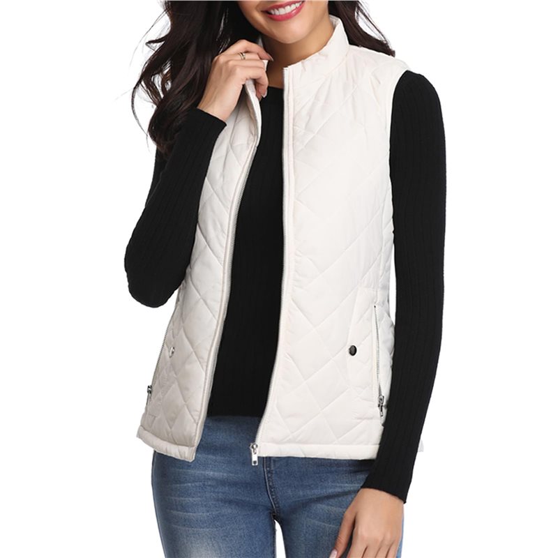 A24F-Women's Quilted Vest Stan - مراجعة Padded Vest Gilet وسعره