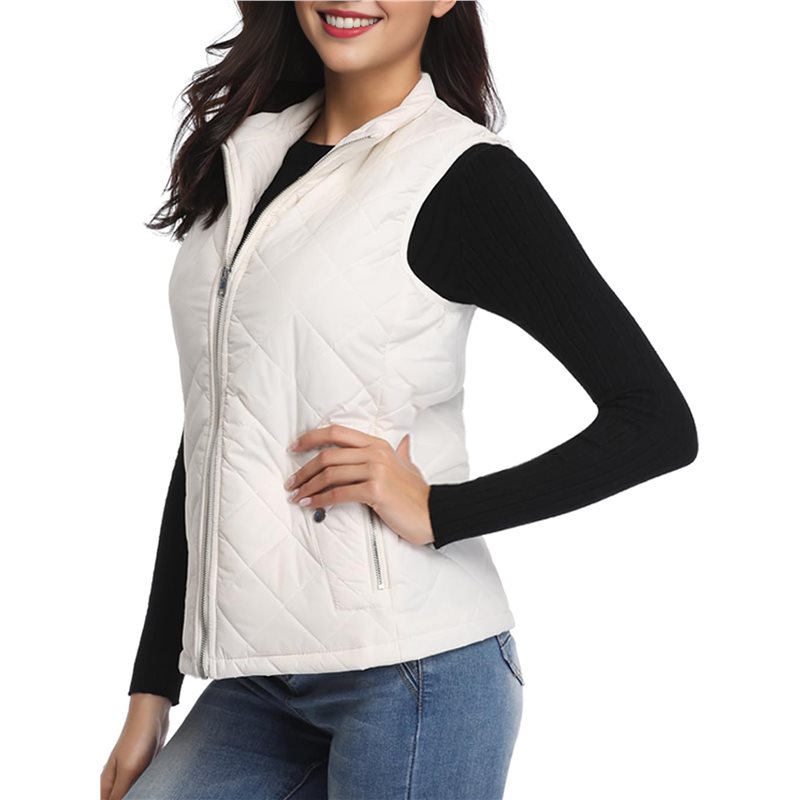 A24F-Women's Quilted Vest Stan - مراجعة Padded Vest Gilet وسعره