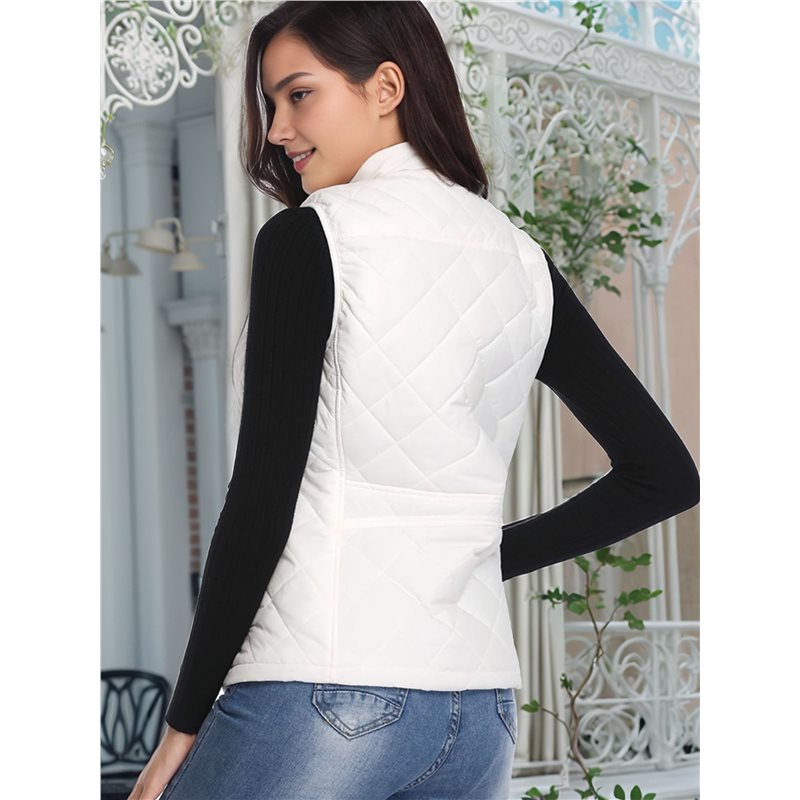 A24F-Women's Quilted Vest Stan - مراجعة Padded Vest Gilet وسعره