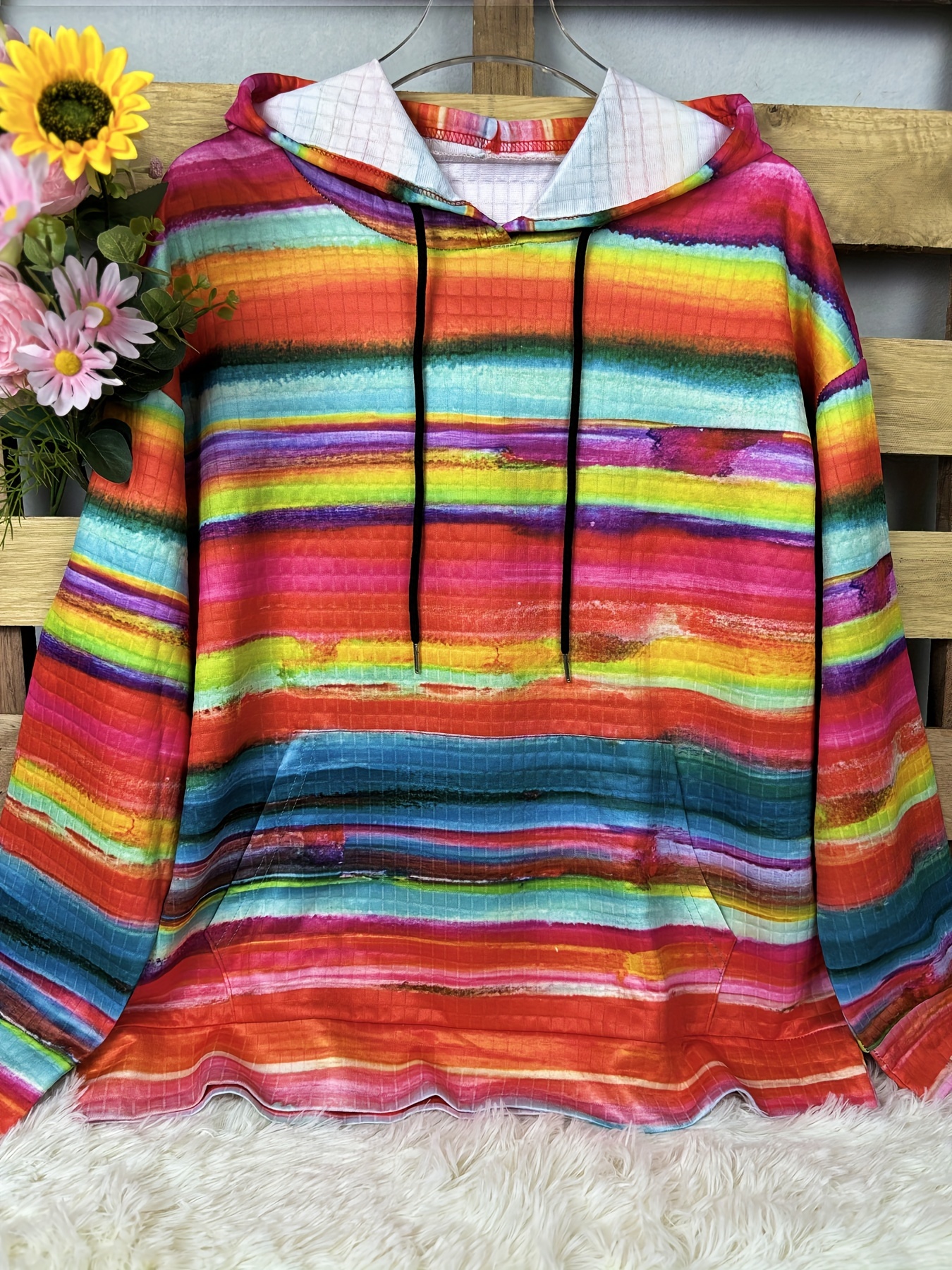 Women's Plus Size Striped Waff - مراجعة Winter Clothing For Plus Size Women وسعره