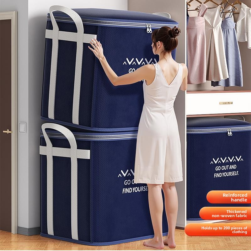 Large Capaci Non-Woven Fabric  - مراجعة Winter Clothing Organizer وسعره
