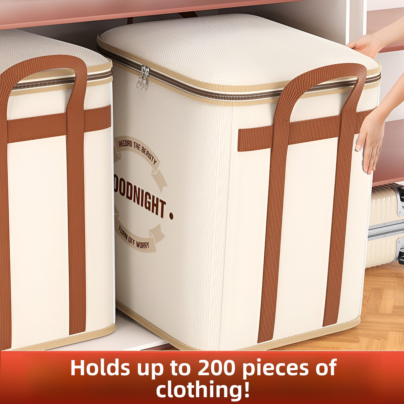 Large Capaci Quilt Storage Bag - مراجعة Winter Clothing Organizer وسعره