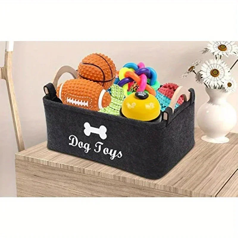 Felt Pet Toy Storage Box, Mult - مراجعة Winter Clothing Organizer وسعره