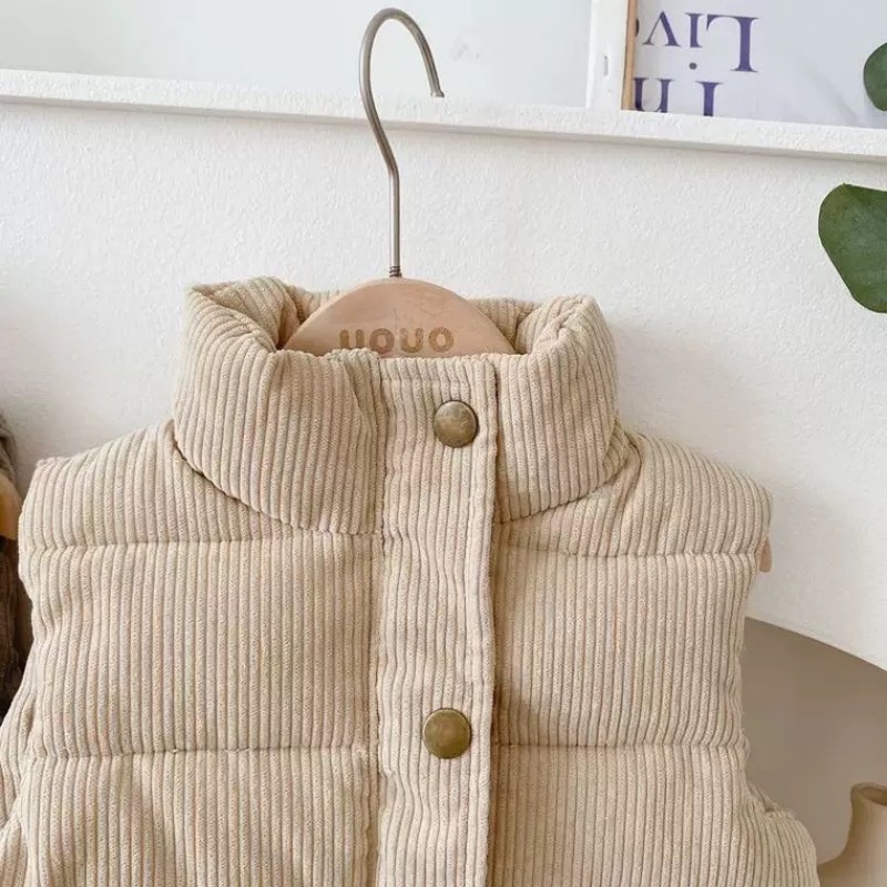 Corduroy Vests Kids Boys Girls - مراجعة Winter Clothing For 1 Year Old Girl وسعره