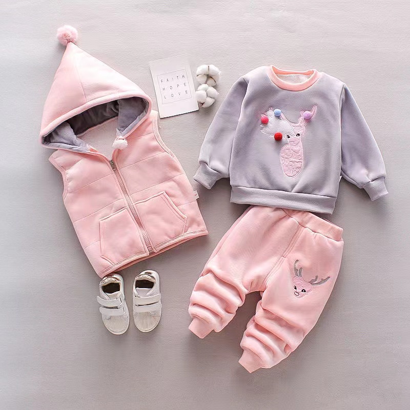 3Pcs Newborn Clothes Baby Girl - مراجعة Winter Clothing For 1 Year Old Girl وسعره