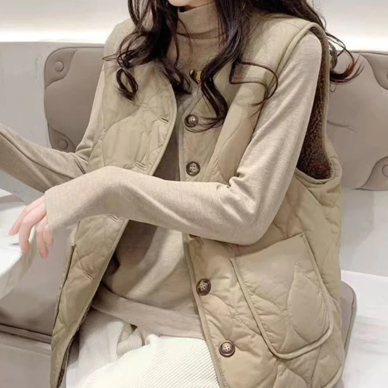 Warm Women's Padded Cotton Ves - مراجعة Padded Vest Gilet وسعره