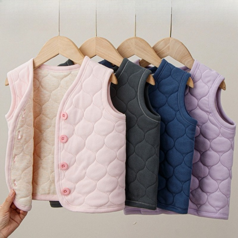 Children's Vest Autumn Winter  - مراجعة Winter Clothing For 1 Year Old Girl وسعره