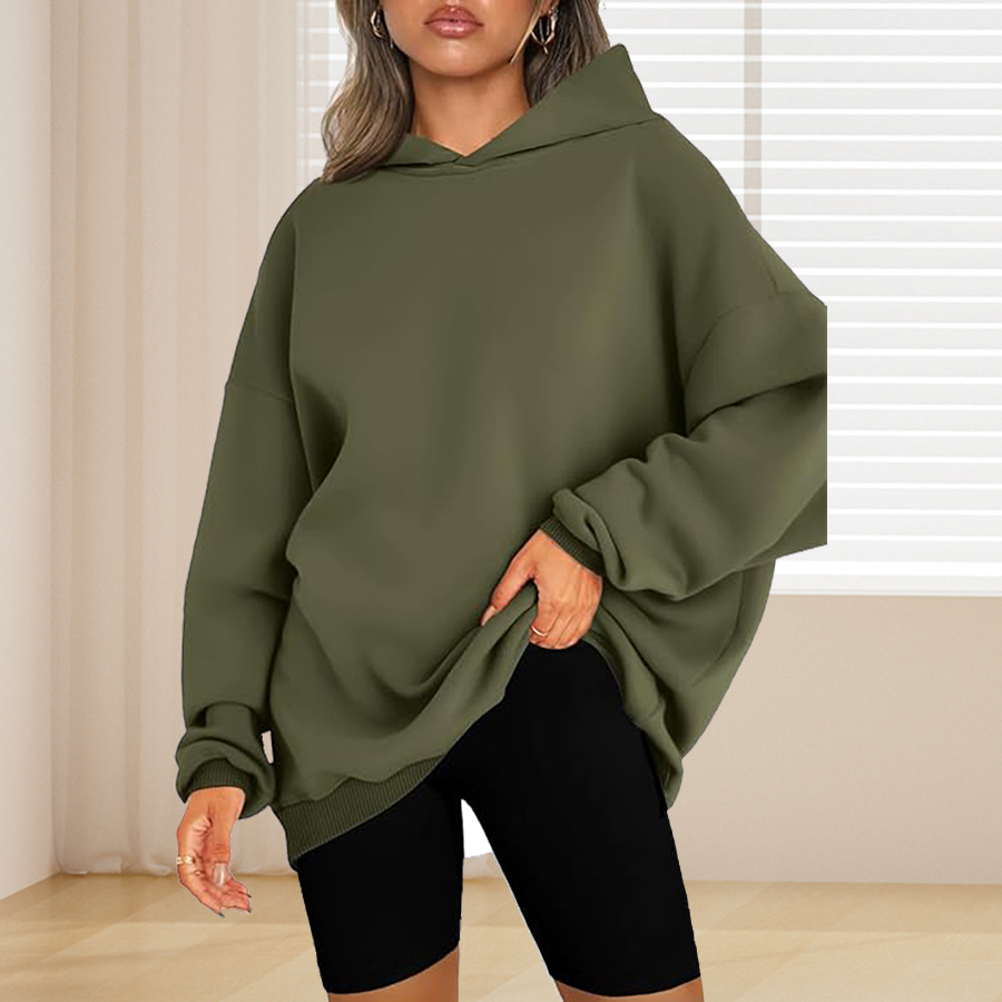 Plus Size Basic Solid Color Ho - مراجعة Winter Clothing For Plus Size Women وسعره