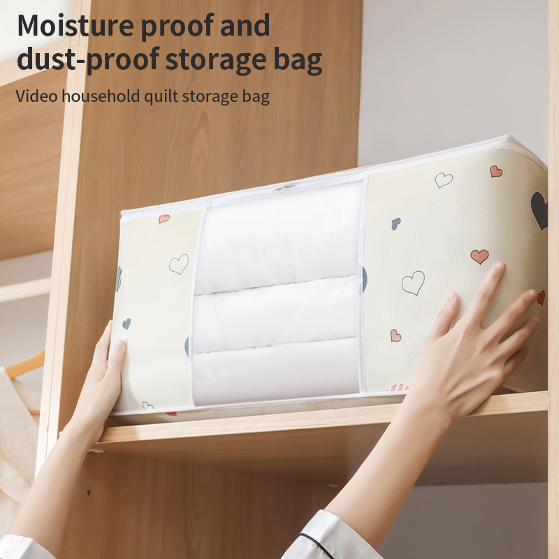 Storage Bag Clothes Blanket Qu - مراجعة Winter Clothing Organizer وسعره