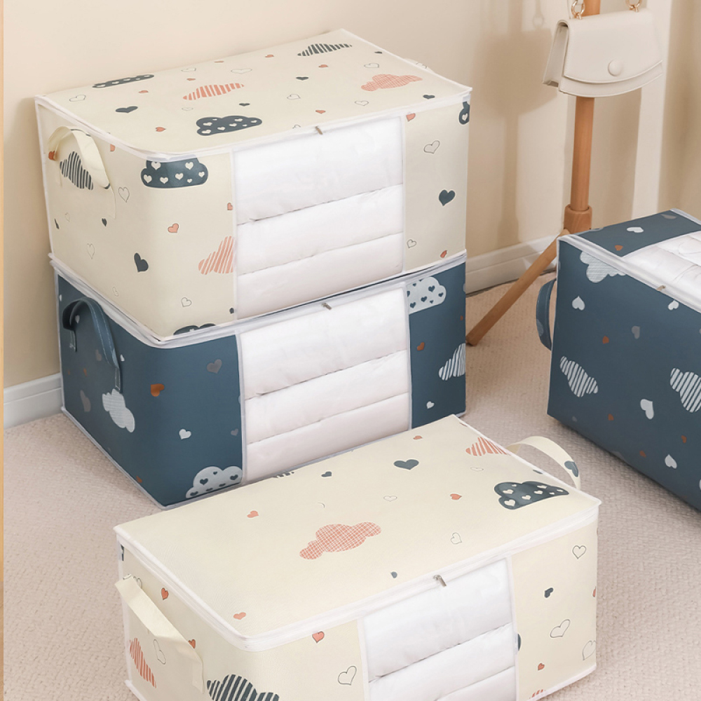 Storage Bag Clothes Blanket Qu - مراجعة Winter Clothing Organizer وسعره