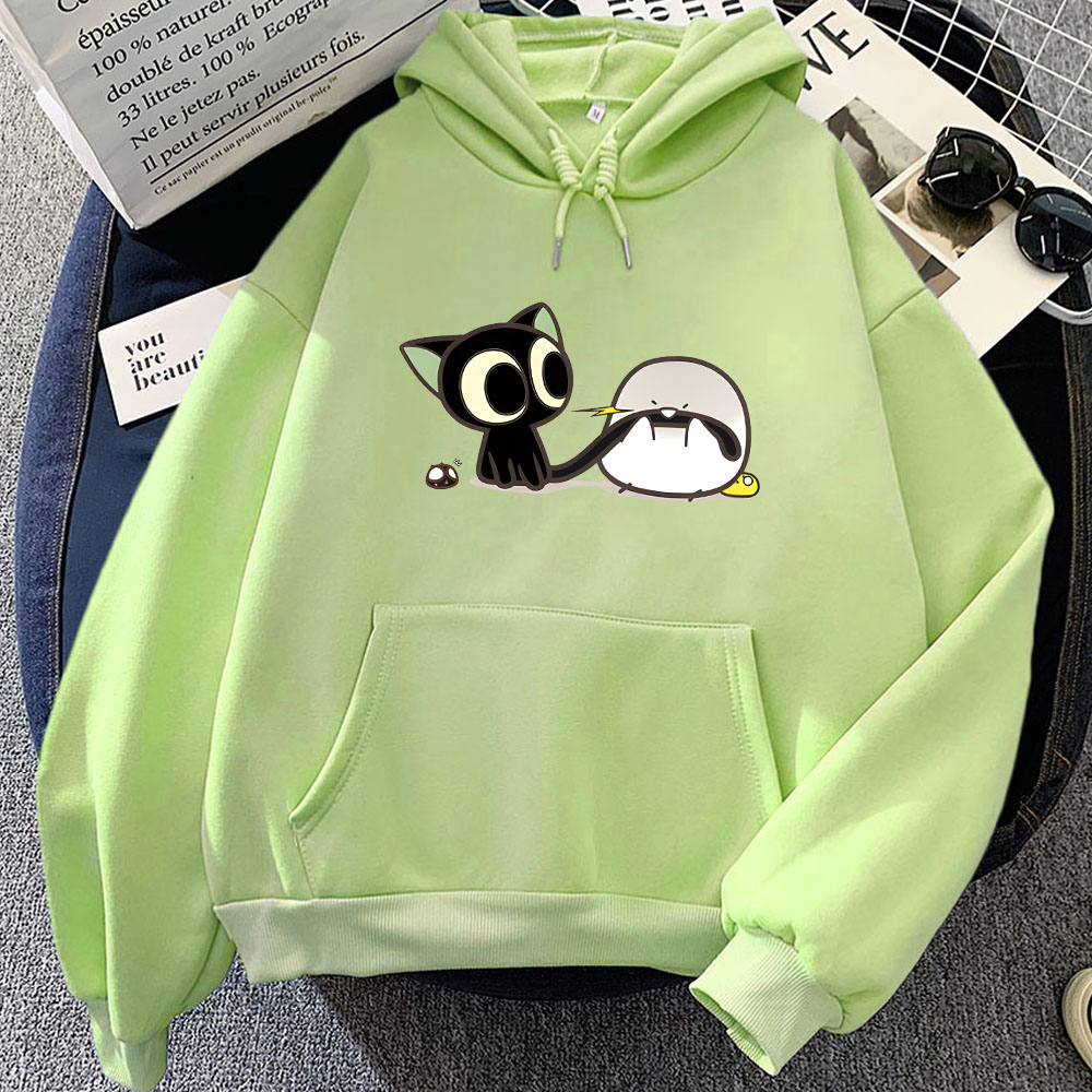 Luo Xiao Hei Cat Anime Printin - مراجعة Winter Clothing Yellowknife وسعره