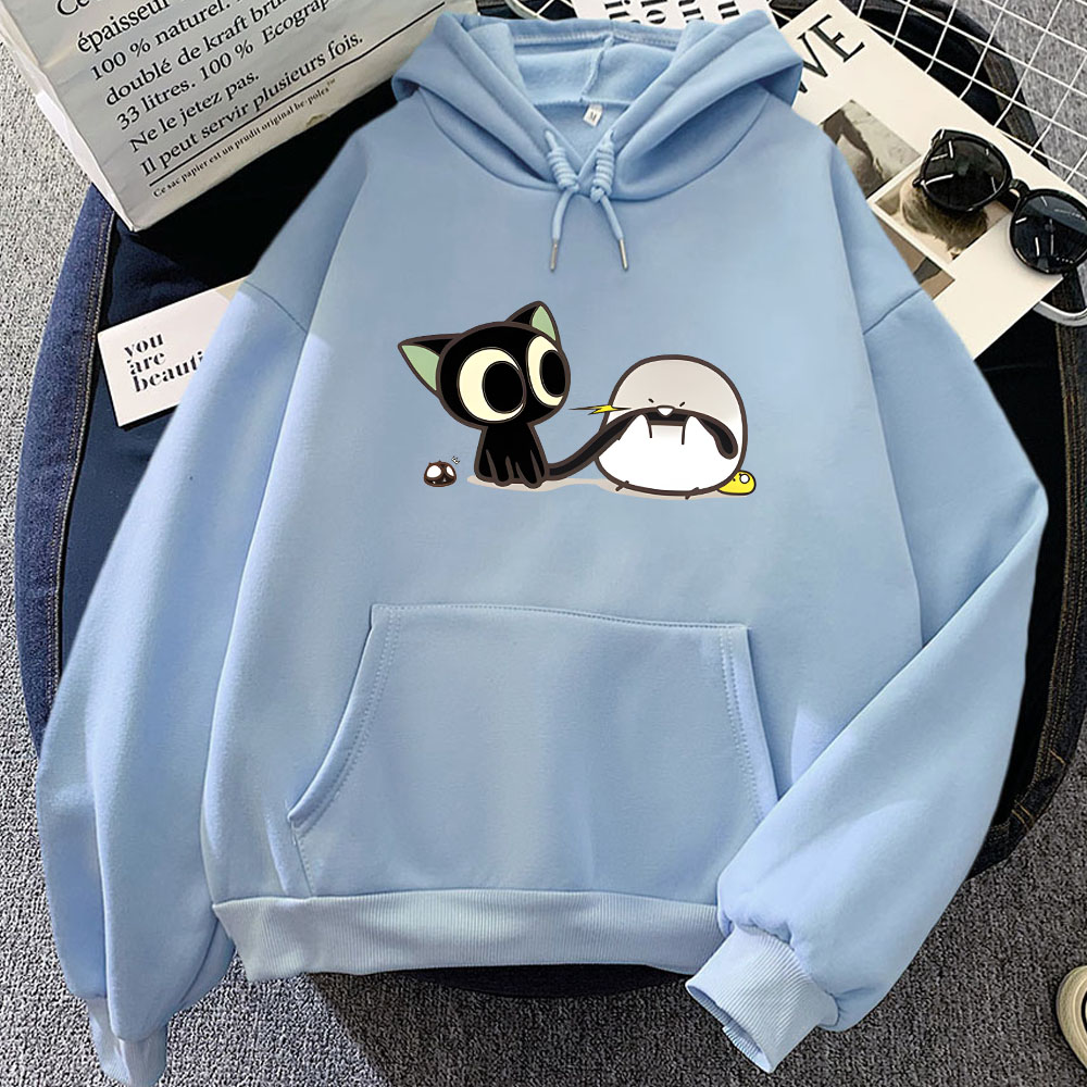 Luo Xiao Hei Cat Anime Printin - مراجعة Winter Clothing Yellowknife وسعره