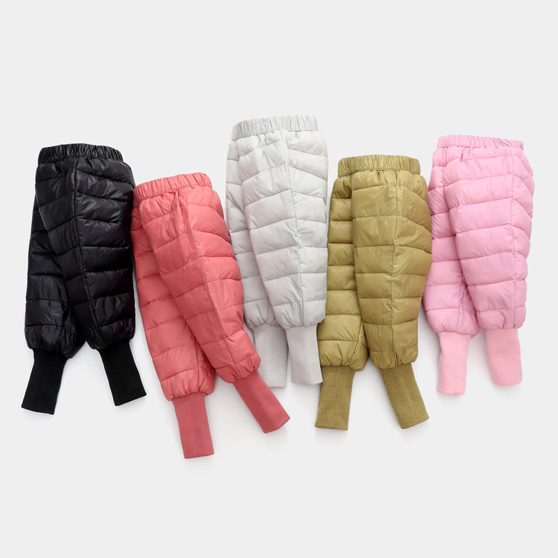 Winter Kids Warm Down Pants Au - مراجعة Winter Clothing For 1 Year Old Girl وسعره