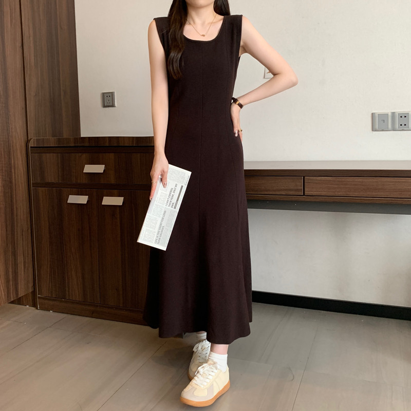 Elegant solid  sleeveless Knit - مراجعة Winter Clothing For Plus Size Women وسعره